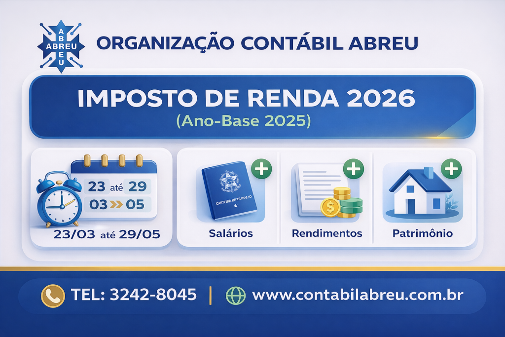 Atendimento IRPF 2026 Organização Contábil Abreu S/S Ltda – EPP