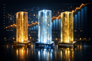 custos, caixa e investimento Os 3 Pilares da Saúde Financeira: O Guia Estratégico para o Sucesso da sua Empresa