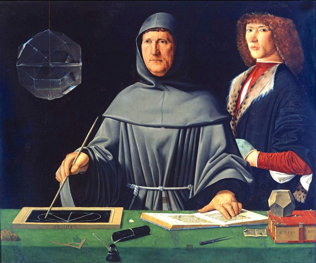 Luca Bartolomeo de Pacioli (c. 1445 – 1517) foi um frade franciscano e matemático italiano, mundialmente reconhecido como o "Pai da Contabilidade Moderna"