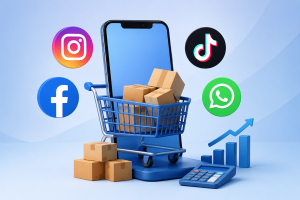 A contabilidade das empresas que vendem pelo Instagram, Facebook, TikTok e WhatsApp